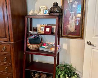 All the furniture is sold and heavy. 