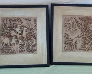 Thailand Batik Textile Artwork