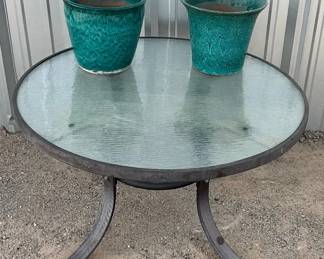 Patio Table With Planters