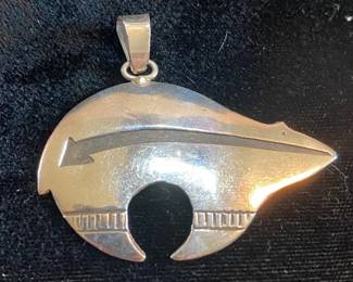 Silver Bear Pendant