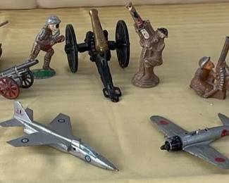 Vintage Metal Military Toys