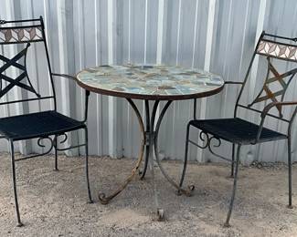 Mosaic Tile Patio 3 Pcs
