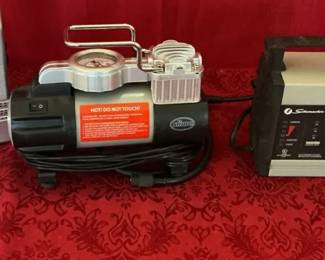 Two Tire Compressors And One Speed Charger