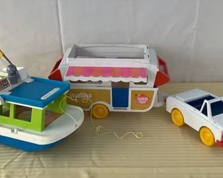 F.P Boat  Weebles Popup Camper  Car