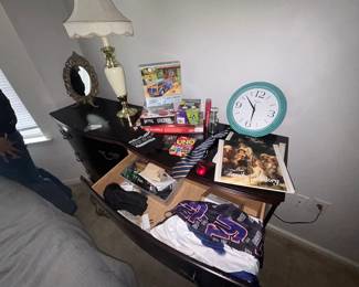 Games , and drawer contents.
