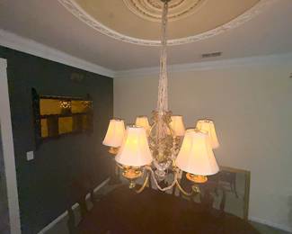 Beautifully Dressed Chandelier 