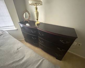 Dark wood dresser