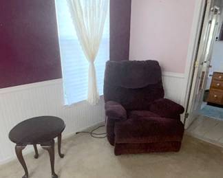 Plush Electric Recliner