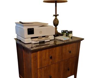 part of 3 piece office set - lateral file cabinet