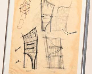 JZArt5a Chair for a painter sketch