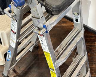 TL98 Werner allinone stepstrait ladder and scaffold