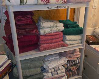Vintage and newer towel sets