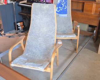 Vintage Swedese by Yngve Ekstrom chairs, in need of reupholstering but very structurally sound