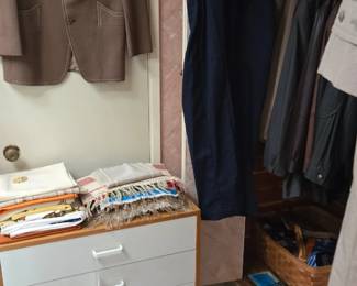 Men's clothing & teak dresser