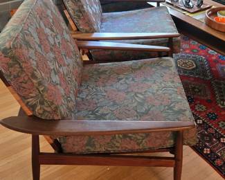 MCM Hans Olsen for Juul Kristensen teak lounge chairs (2)