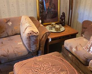 Matching ottoman 