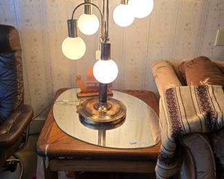 Vintage waterfall lamp