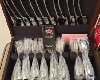 Brand new in packaging, Dansk - Vivianna Torun 5 piece place settings for 12 - flatware 