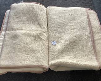Two (2) Wool Blanket Covers