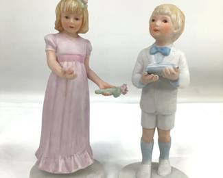 "Ring Bearer" and "Flower Girl" by Ceramica Excelsis