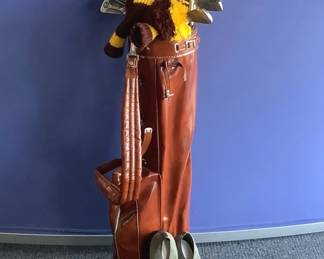 Golf Clubs, Bag & Shoes