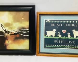 Laurie Maitland Contemporary Artwork and Elizabeth Brownd Signed Print