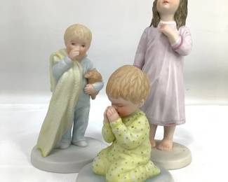 "Nighttime Thoughts", "Kiss Me Goodnight", and "Bedtime" Ceramica Excelsis