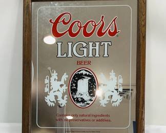 Coors Light Beer Mirror