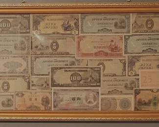 Japanese Money in Frame