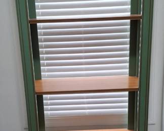 Green 4 Shelf Book Shef