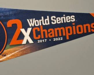 Astros 2 X Champs Banner