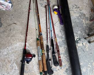 Fishing poles