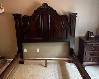 Queen Bed (headboard, footboard, side rails)