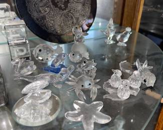 Swarovski crystal animals