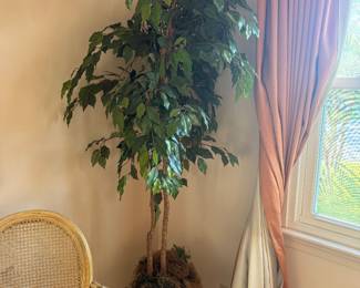 Faux ficus tree
