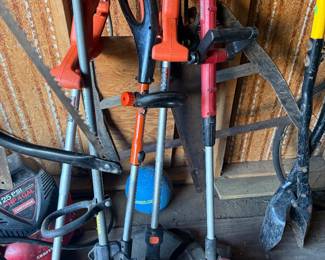 Electric and gas powered Weed eaters