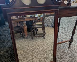 Antique wooden mirror 