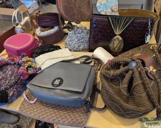 Vintage and contemporary handbags