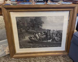 19th century framed lithographs