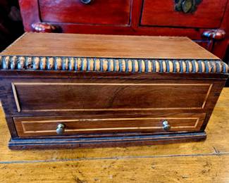 Wooden jewelry box antique