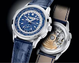 Lot 901 Patek Philippe World Time Chronograph Watch