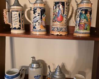Nice collection of German Beer Steins