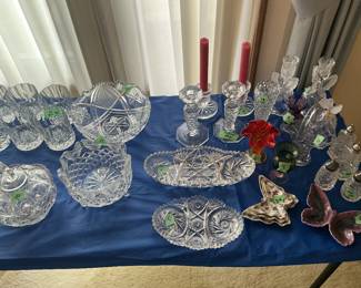 PRs. Of Candlesticks, butterfly decorations