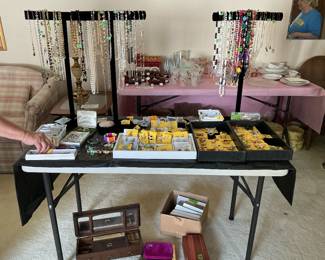 Full table of costume jewelry