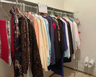 Variety of women’s clothes