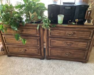 The two matching cabinets allow for a lot of storage.  Also available is the Sony sound system.