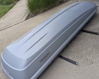 Volvo roof cargo box…measures 7’8” x 2’3”