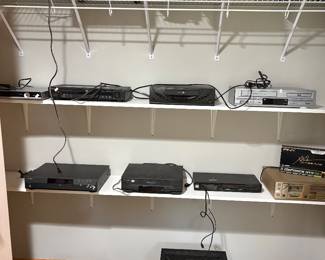 VCRs, DVD Players