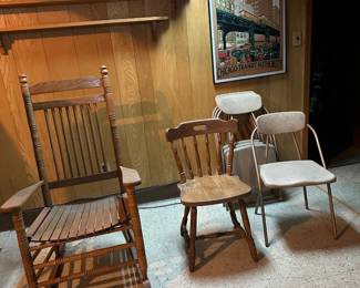 Rocker, Chair, Cosco Hamilton Stylaire Chairs