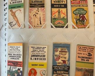 2 Books of Vintage Matchbook Covers